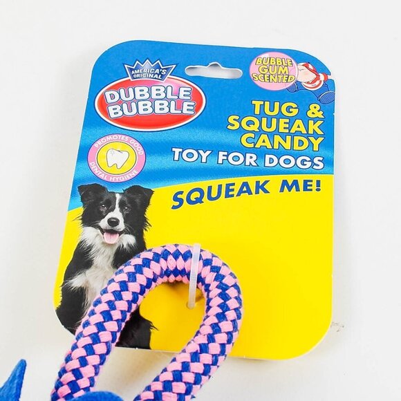 Dog Pull Toy "Dubble Bubble" Candy Wrapper  - NWT - Picture 3 of 5